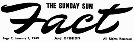 Sunday Sun Facts and Opinion header